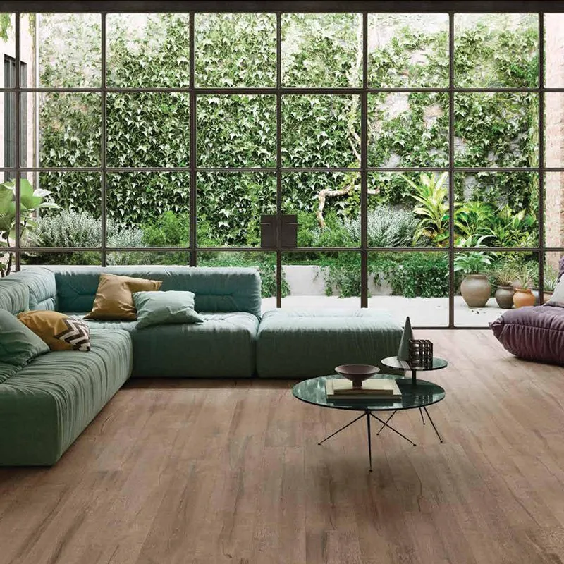 Gres Porcellanato Naturale 20x120 Brown Timewood - Ceramica Sant'Agostino