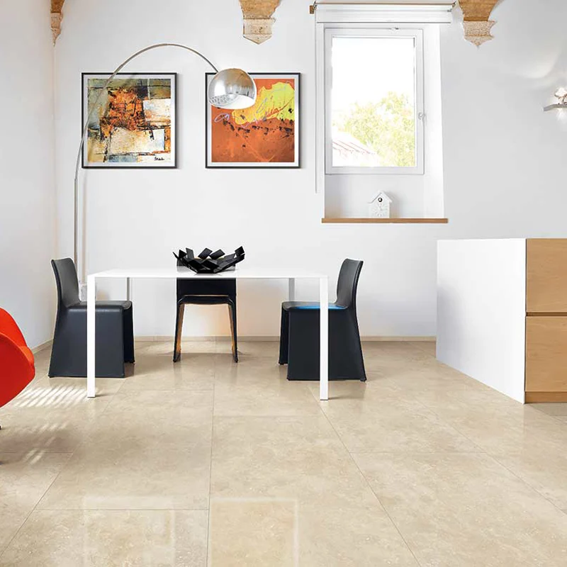 Gres Porcellanato Effetto Marmo Rettificato Lucido 40x80 9mm Marfil Timeless - Florim