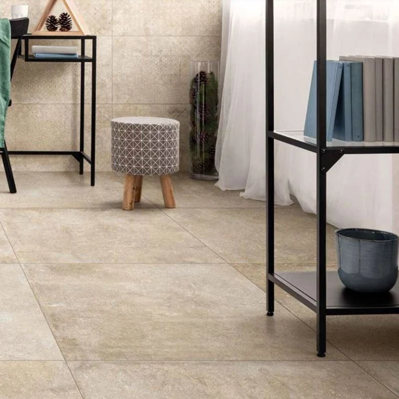Gres Porcellanato Effetto Cemento Naturale 80x80 Beige Phorma - Abitare