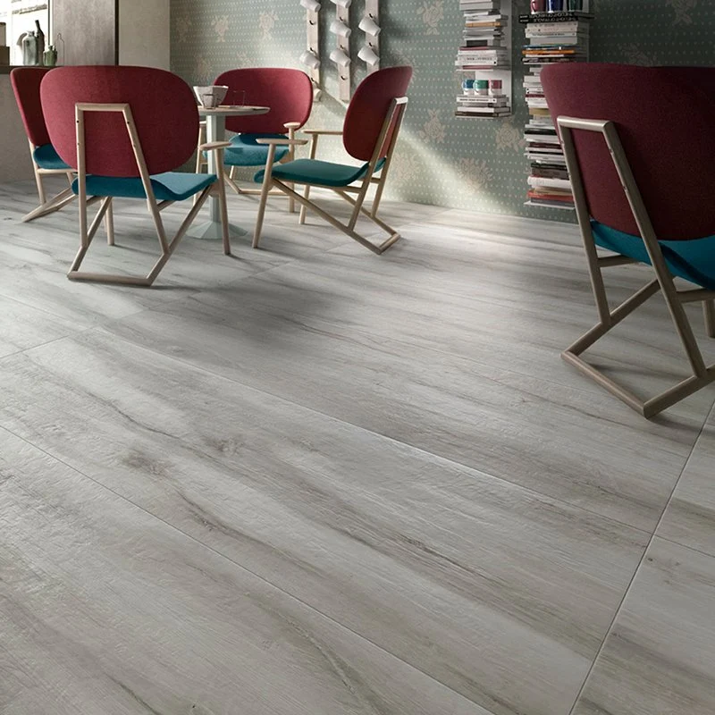 Gres Porcellanato Effetto Legno Rettificato 20x120 White Kuni - Imola Ceramica