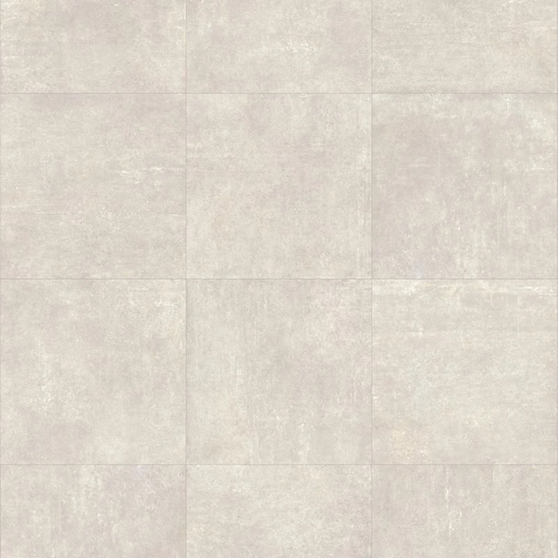 Gres Porcellanato Effetto Cemento Naturale 80x80 Bianco Block - Kale