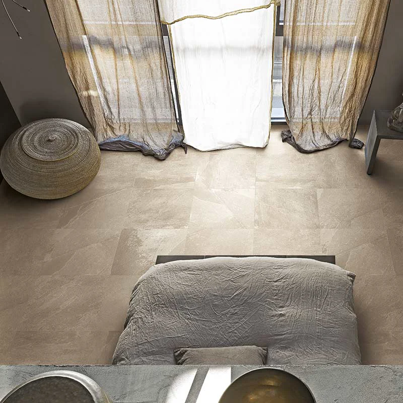 Gres Porcellanato Effetto Pietra Rettificato Naturale 60x120 9mm Cream Natural Stone - Florim
