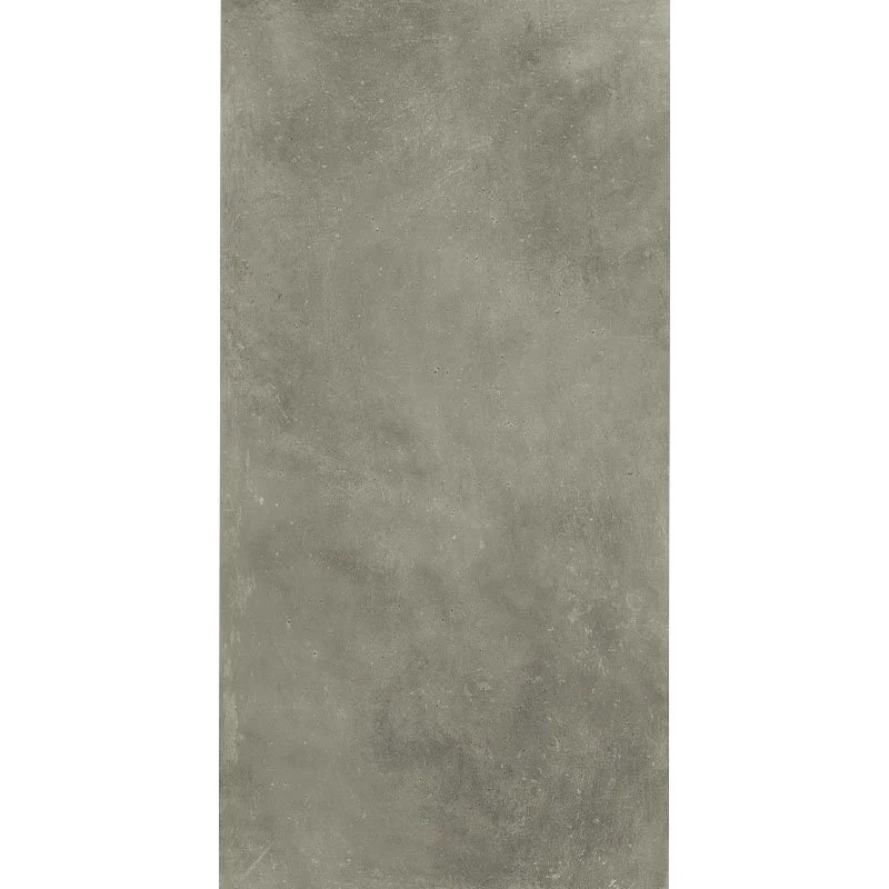 Gres Porcellanato Effetto Cemento Rettificato Naturale 60x120 9mm Dark Grey Maps - Florim