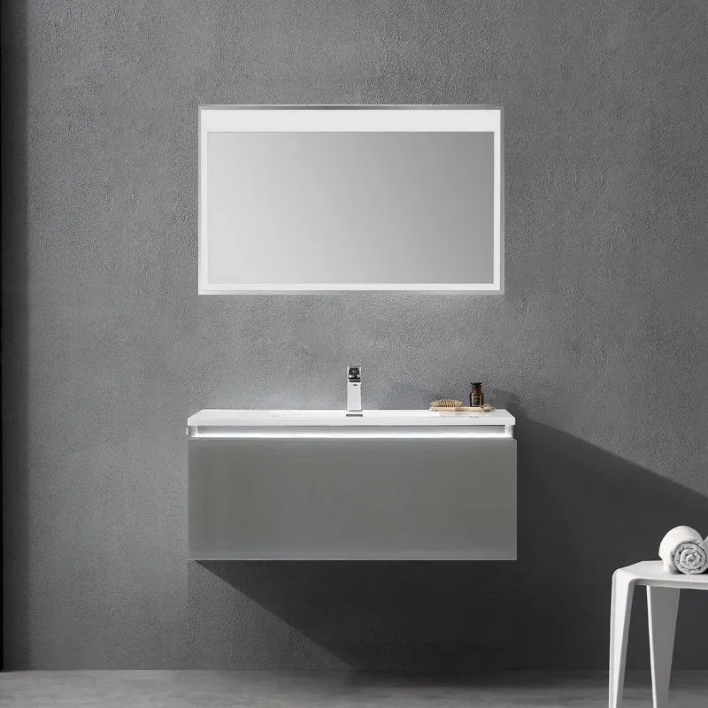 Mobile Bagno Santiago 80 cm Grey - MedaHome