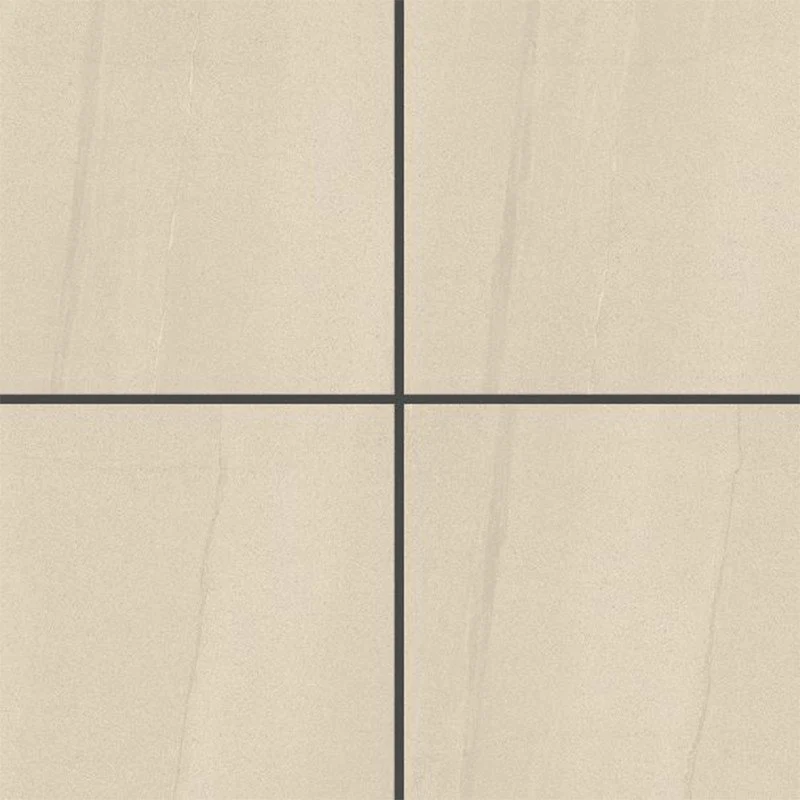 Gres Porcellanato Effetto Cemento Naturale 80x80 Beige Basaltina - Via Roma