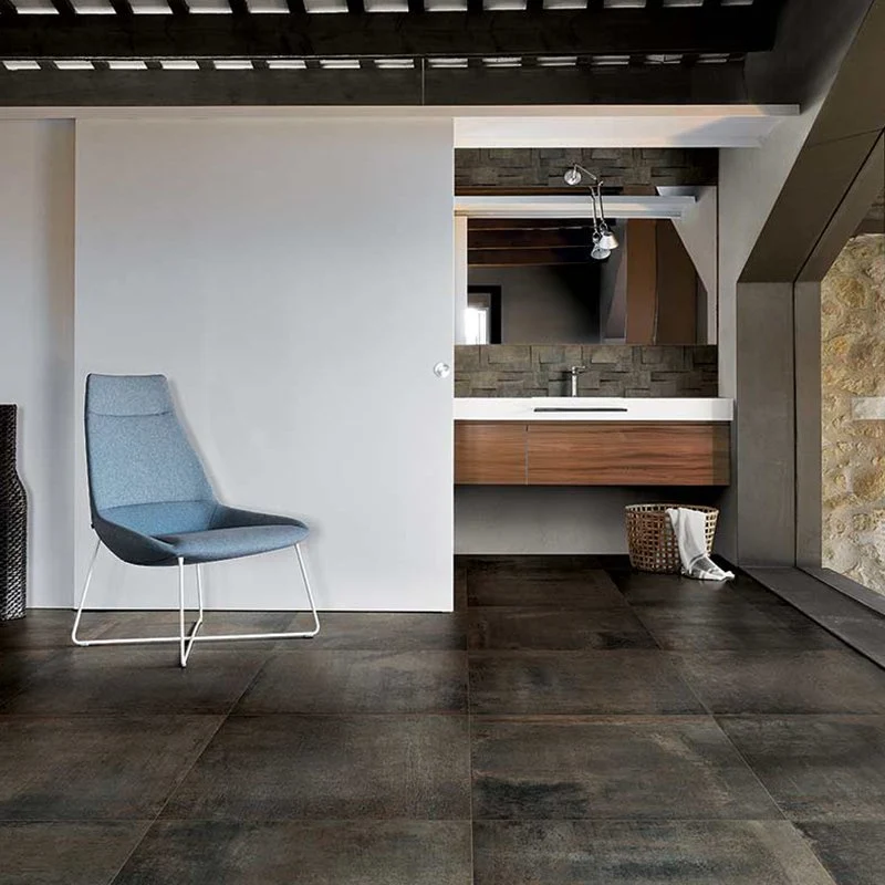 Gres Porcellanato Effetto Cemento Rettificato Naturale 60x60 9mm Barrique Matieres De Rex - Florim