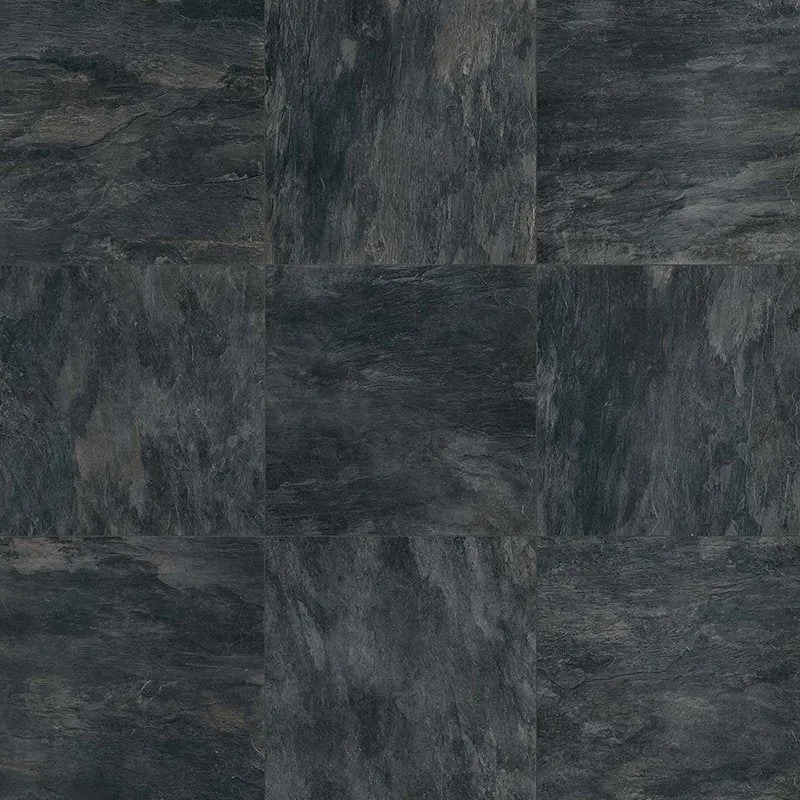 Gres Porcellanato Effetto Pietra Rettificato Grip 20x80 9mm Noir Ardoise - Florim