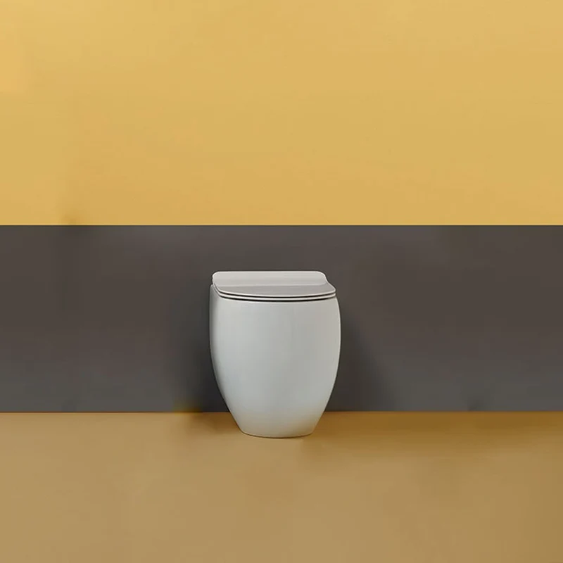 Vaso Filomuro Flo 48 Bianco Lucido Senza Coprivaso - Kerasan