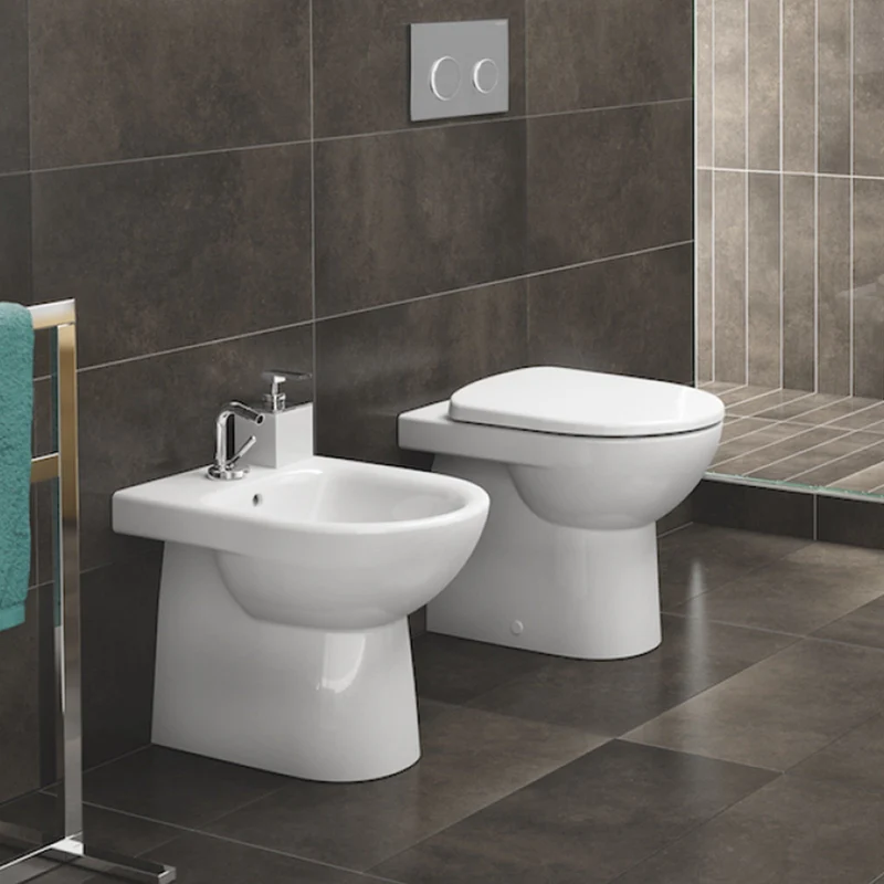 Vaso Filomuro Selnova Bianco Lucido Coprivaso Soft Close - Geberit