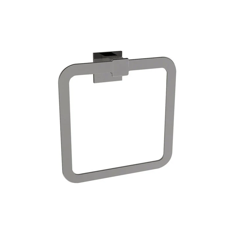 Portasalviette ad anello Square Cromo - Saniplast