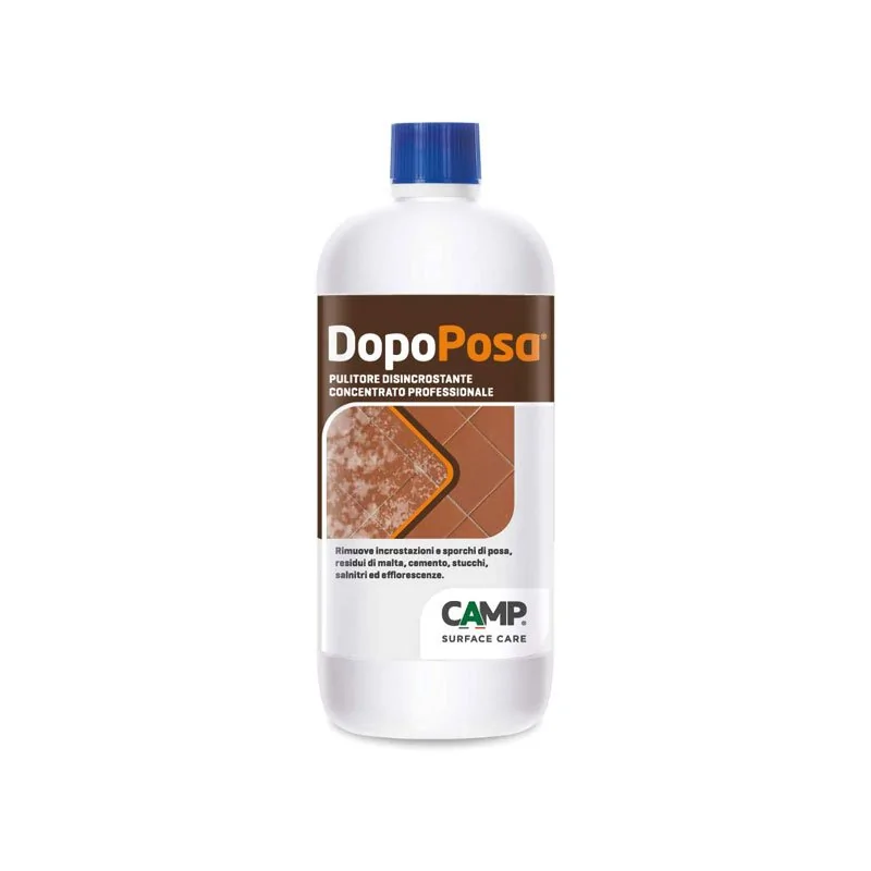 Dopoposa Pulitore disincrostante dopo posa liquido per pavimenti e rivestimenti 1 LT - Camp