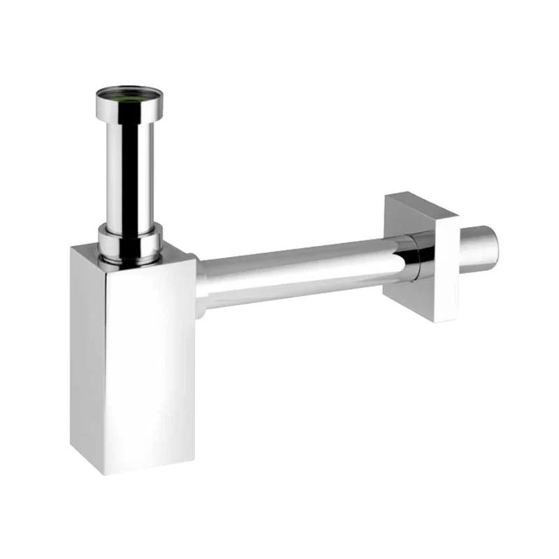 Sifone P-Quadrato 1" 1/4 A Sezione Quadrata Per Lavabo - Bonomini