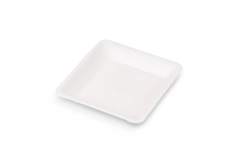 Piatti compostabili in polpa di cellulosa Shiq — cartone