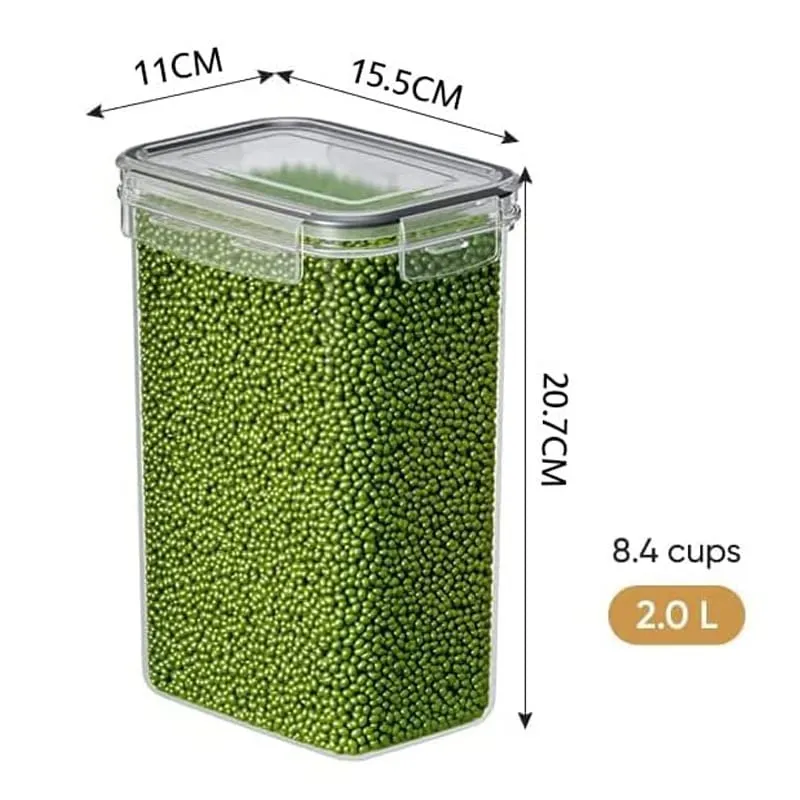 Plastic kitchen storage 2L BPA free