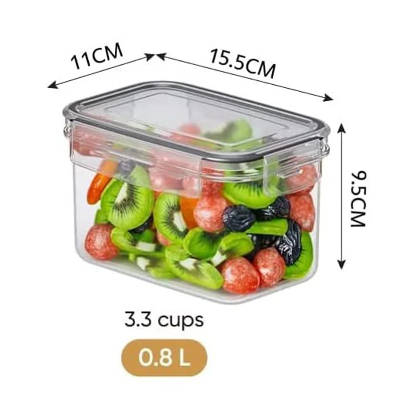 Plastic kitchen storage 0.8L BPA free