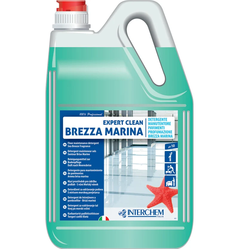 Detergente lavapavimenti Expert Clean Brezza Marina Interchem - 5Kg