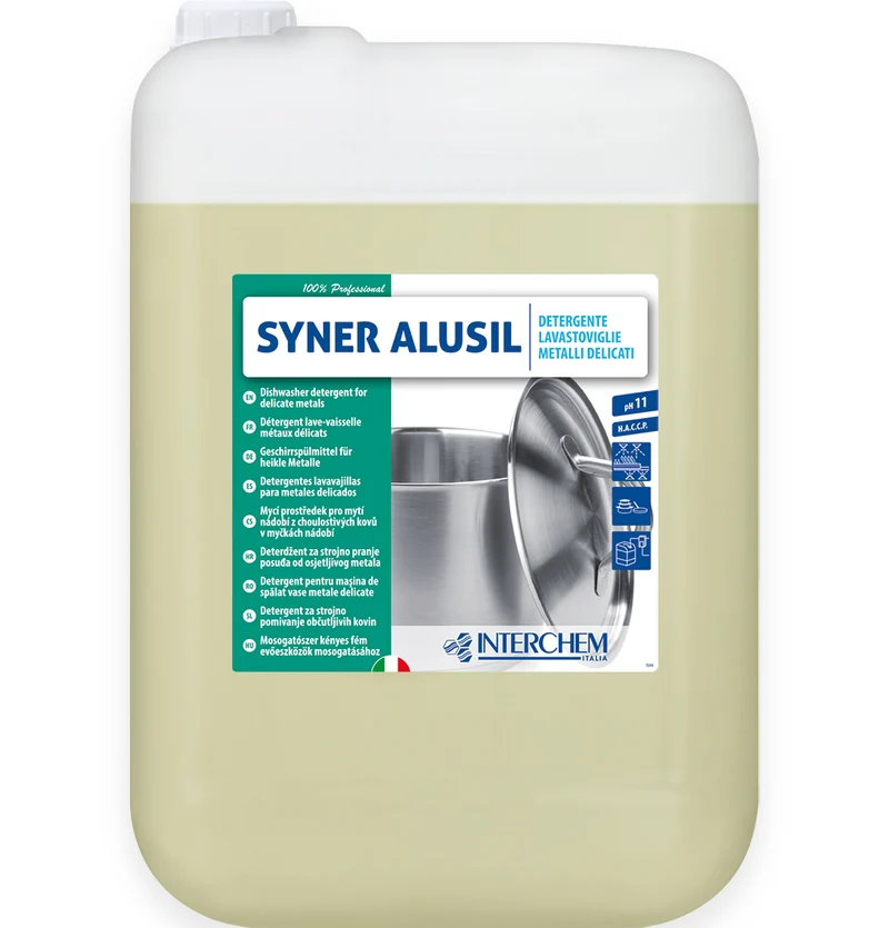 Detergente Syner Alusil lavastoviglie Metalli Delicati Interchem - 10kg