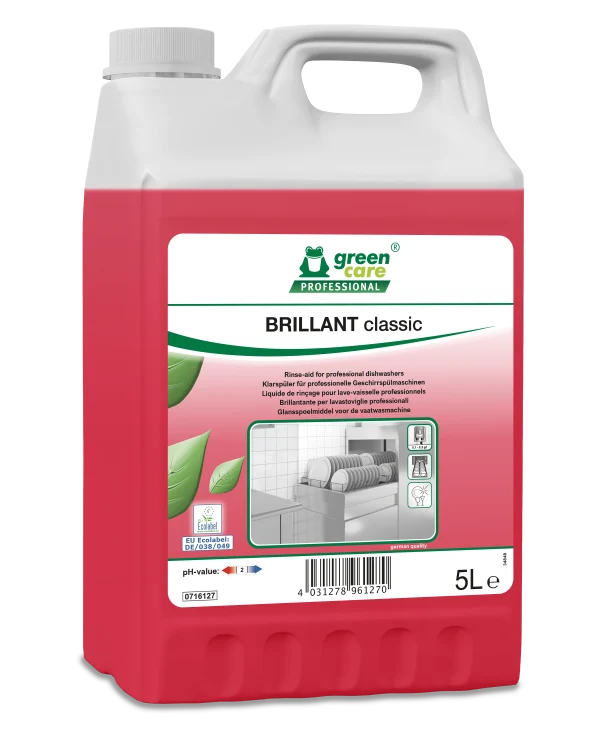 Brillantante per Lavastoviglie Professionali BRILLANT Classic 5L