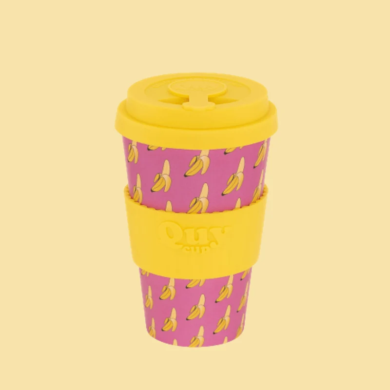 Tazza da asporto 400 ml - Banana