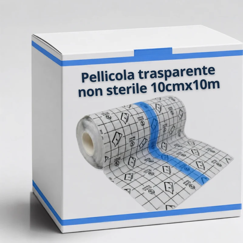 Film Trasparente per Tatuaggi 10 cm x 10 m – Pellicola Autoadesiva Impermeabile Second Skin per Aftercare, Protezione Ferite e Guarigione Accelerata – Rotolo Poliuretano Traspirante Ipoallergenico