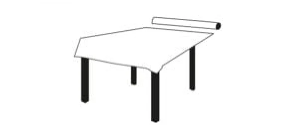 Tovaglia Rotolo TNT 1,4x50 metri - Cartone 2 pz - Tessuto non Tessuto - Linea Elite