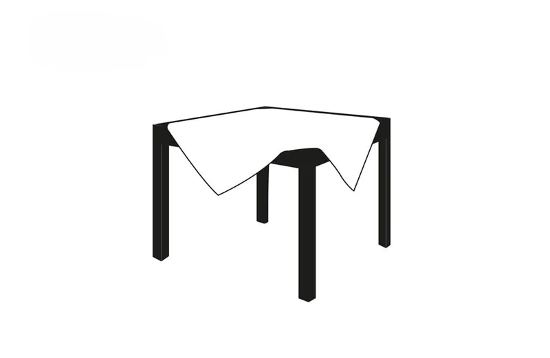 Coprimacchia TNT 100x100 cm - cartone 250 pz (steso) / 100 pz (piegato) - tessuto non tessuto
