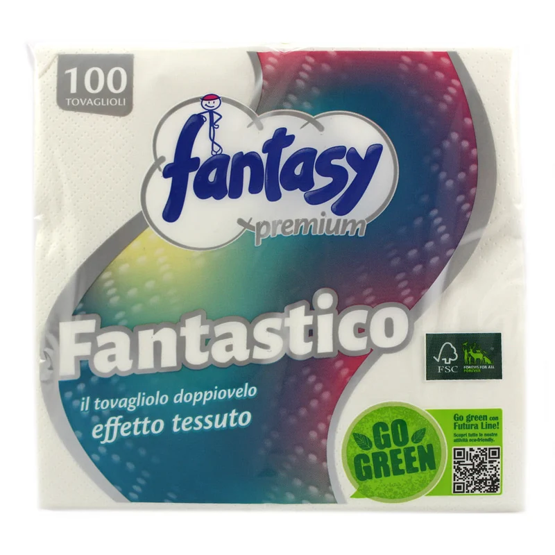 Fantasy Premium Fantastico Tovaglioli 33×33 cm – 3.000 Pz