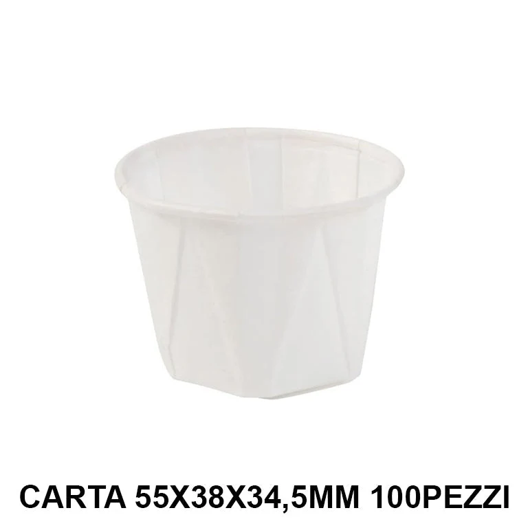 Ciotolina Carta Bio Mis. 55x38x34,5mm – 100/500/1000 Pezzi