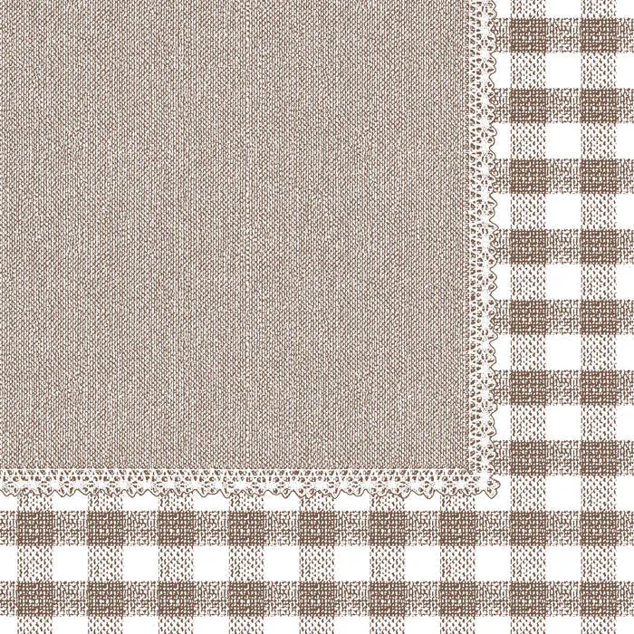 Tovaglie Airlaid Aia Marrone 100x100 cm in Carta a Secco