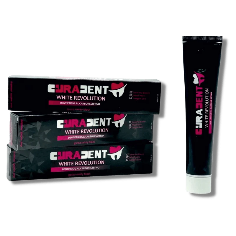 CuraDent® White Revolution Dentifricio Sbiancante (12× Tubetti)