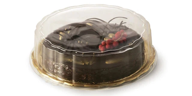 Coperchio Torta Ø28 PET Trasparente per Vassoi Medoro e Charlotte | SOLEPLASTIC