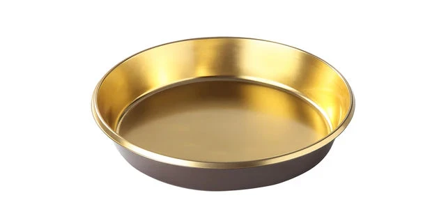 Contenitore Charlotte Ø24 Oro per Dolci al Cucchiaio e Semifreddi | SOLEPLASTIC