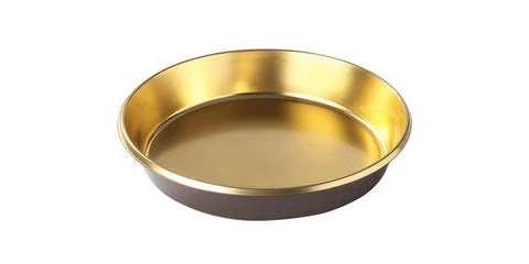 Contenitore Charlotte Ø20 Oro per Dolci al Cucchiaio e Semifreddi | SOLEPLASTIC