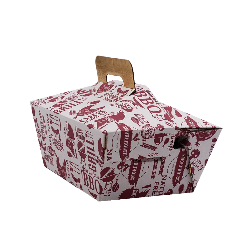 Box Pollo in Cartone con Interno in Alluminio 14x20x10 cm | SOLEPLASTIC