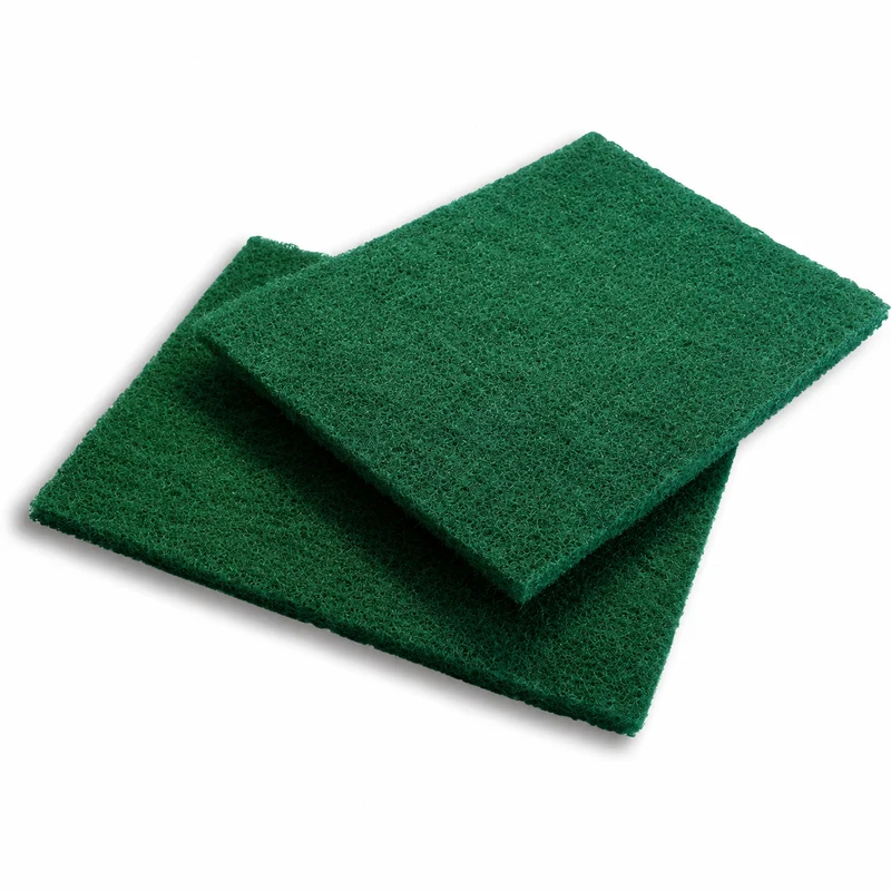 Fibra Abrasiva Verde Professionale Gr. 550 – 14x13x0,5 cm (Confezione da 60 Pezzi)