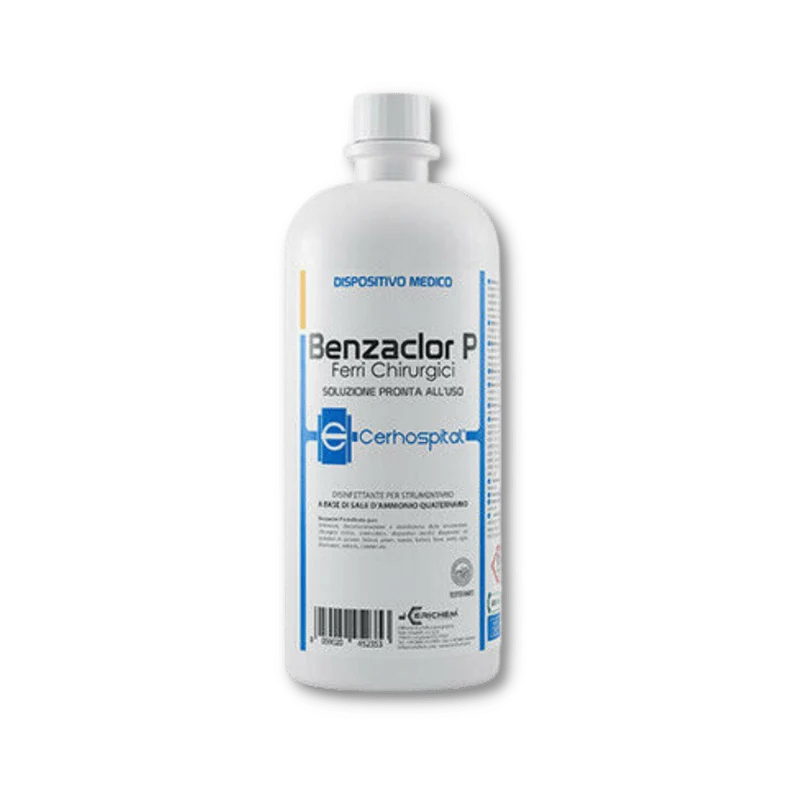 Benzaclor P Disinfettante FERRI per DISPOSITIVI MEDICI 1L