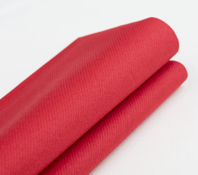 Tovaglie Airlaid Monouso 100x100 cm Rosso Effetto Tessuto | SOLEPLASTIC