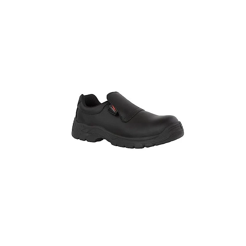Scarpe Antinfortunistiche da Cucina Nere Antiscivolo Modello Mocassino | Soleplastic