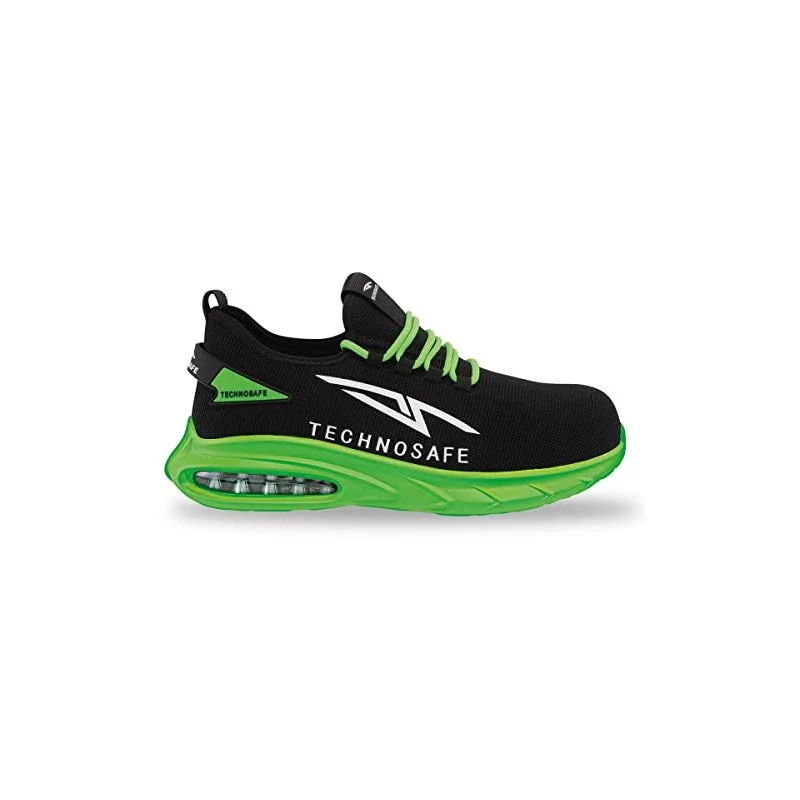 Scarpe Antinfortunistiche Unisex Antiscivolo Nero Verde Ho.Re.Ca | Soleplastic