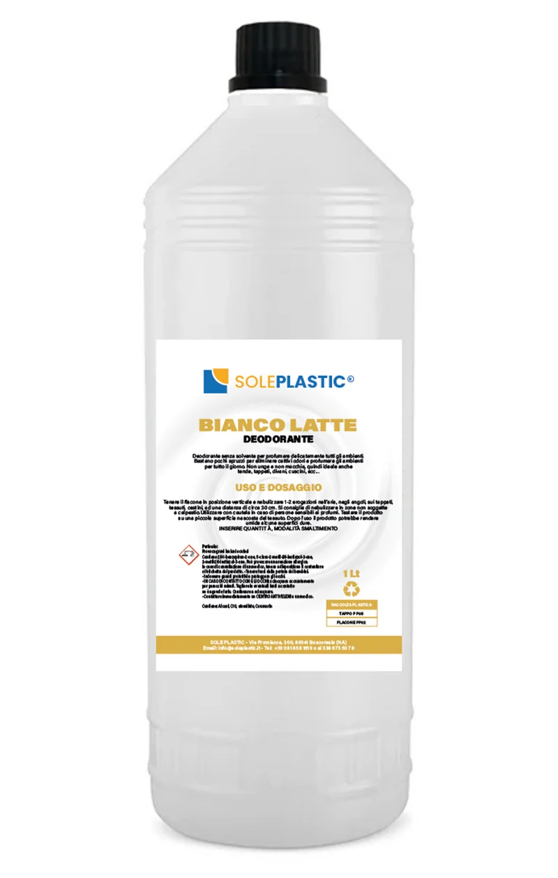 Deodorante Per Ambiente e Tessuti Biancolatte - Flacone da 1lt