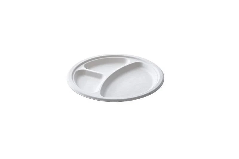 Piatti Bio 3 Scomparti Ø 26 cm 50 pz | Soleplastic