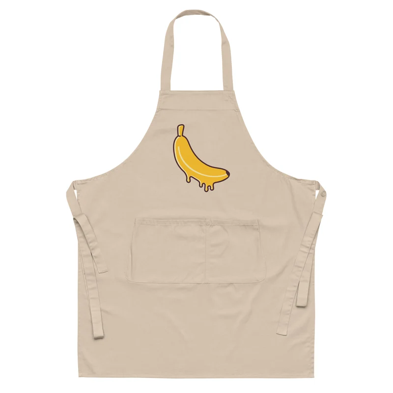 Grembiuli da Cucina professionali Unisex Con Tasche Frontale | Disegno Banana Regolabile Idea Regalo