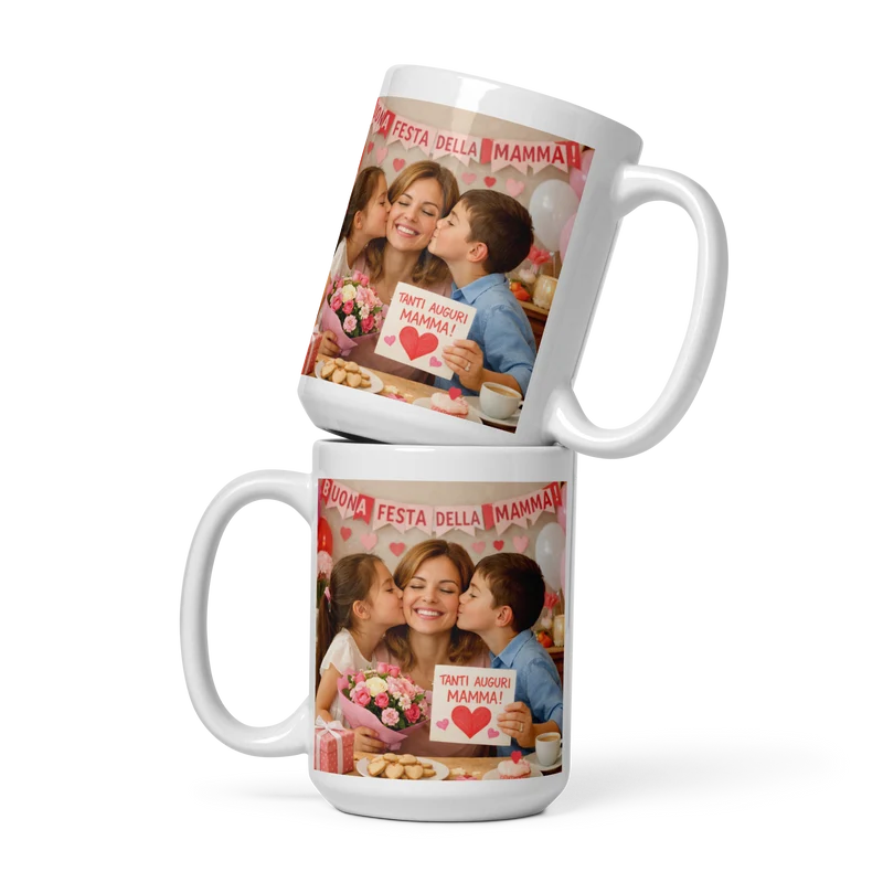 Tazza Mug Disegno Festa della Mamma | Idea Regalo Originale