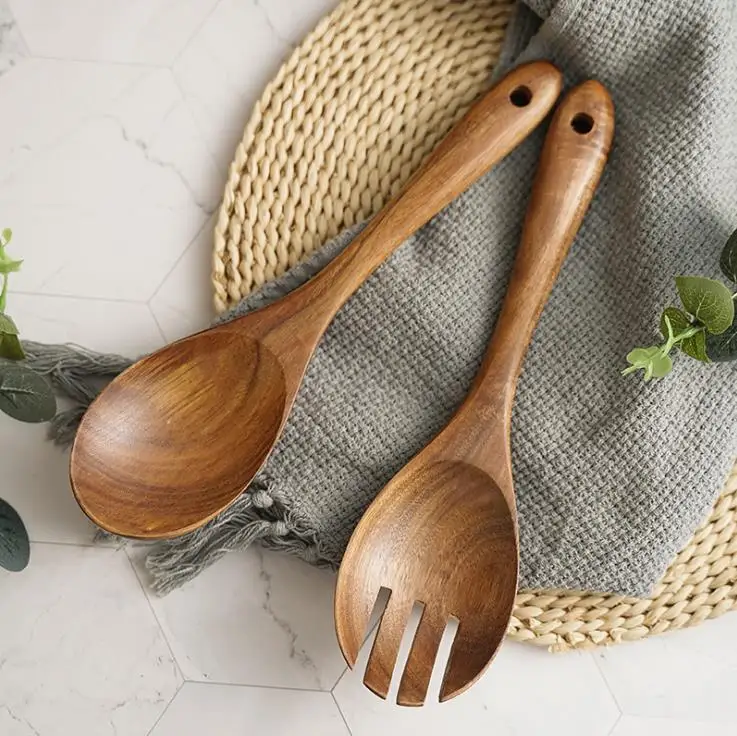 Wooden Spoon & Fork Set