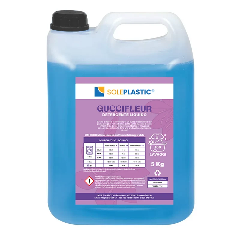 Detergente per bucato liquido "Guccifleur" - tanica da 5 Litri.