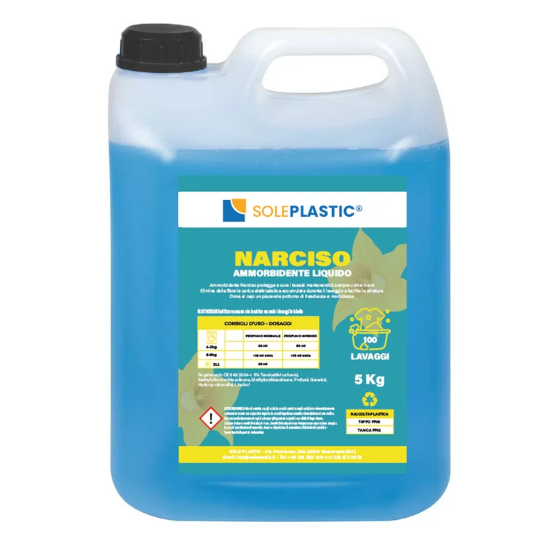 Ammorbidente liquido "Narciso" - tanica da 5 Litri.