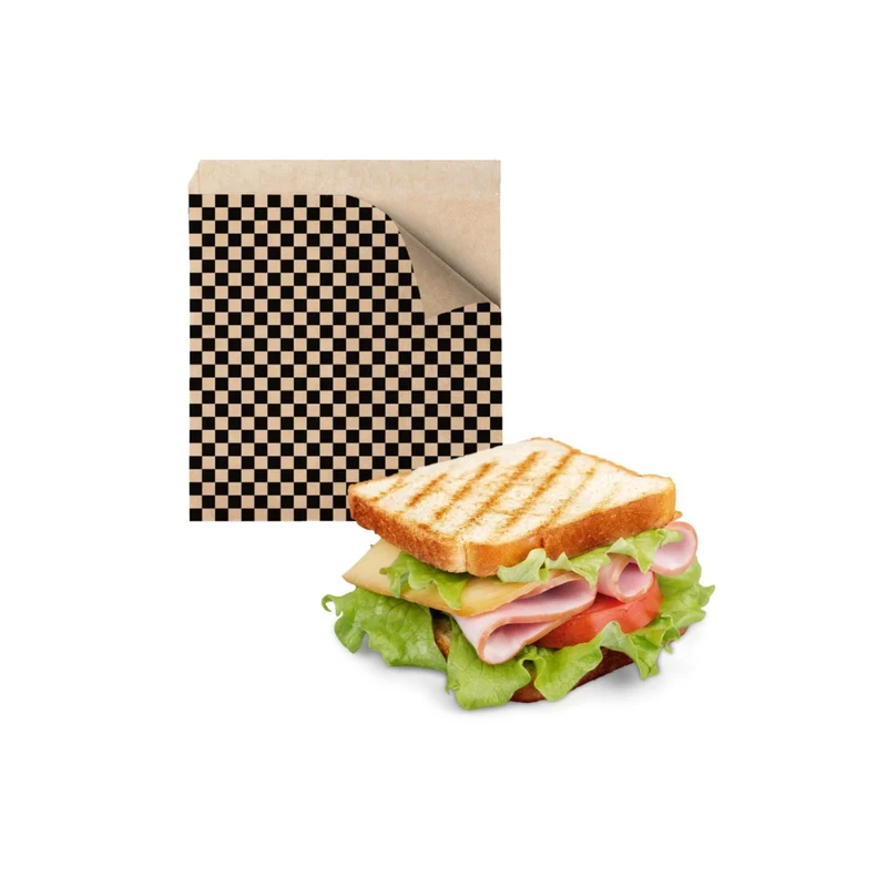 4000pz Sacchetti di carta per panino aperto su due lati (cartone intero)