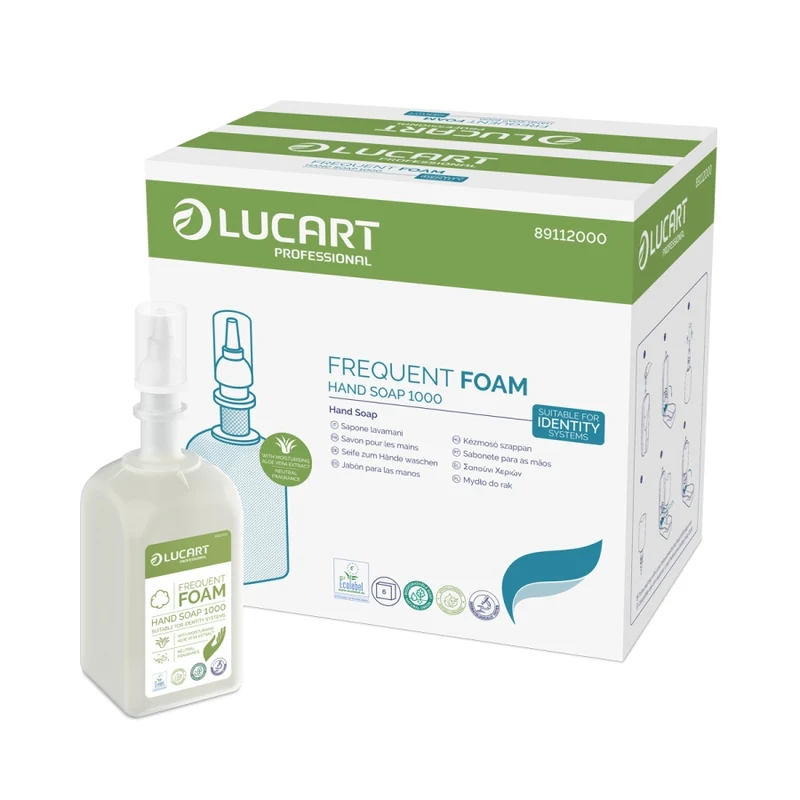 1pz Ricarica sapone in schiuma Identity soap Lucart Professional - 1000ml