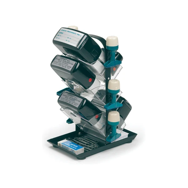 TURIKAN - 7200 - Portatimbri Fishbone - 6+6 posti - nero - Turikan - 72053 - Conf. da 1 Pz.