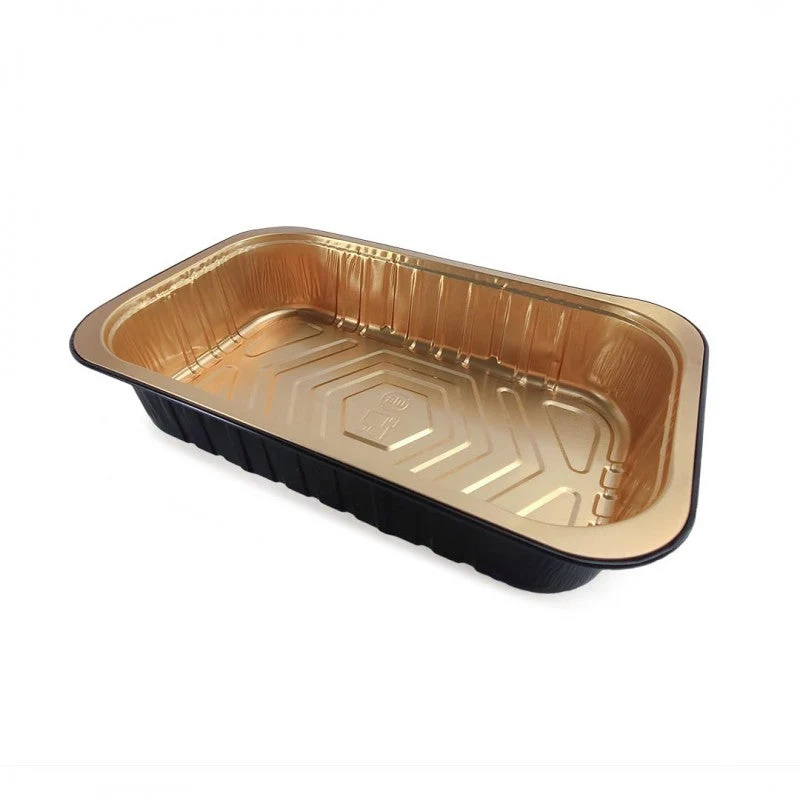 Vaschetta alluminio elegante per alimenti ECLIPSE 4porz.
